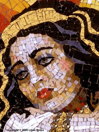 Queen-esther-mosaic-portrait-lilian-broca